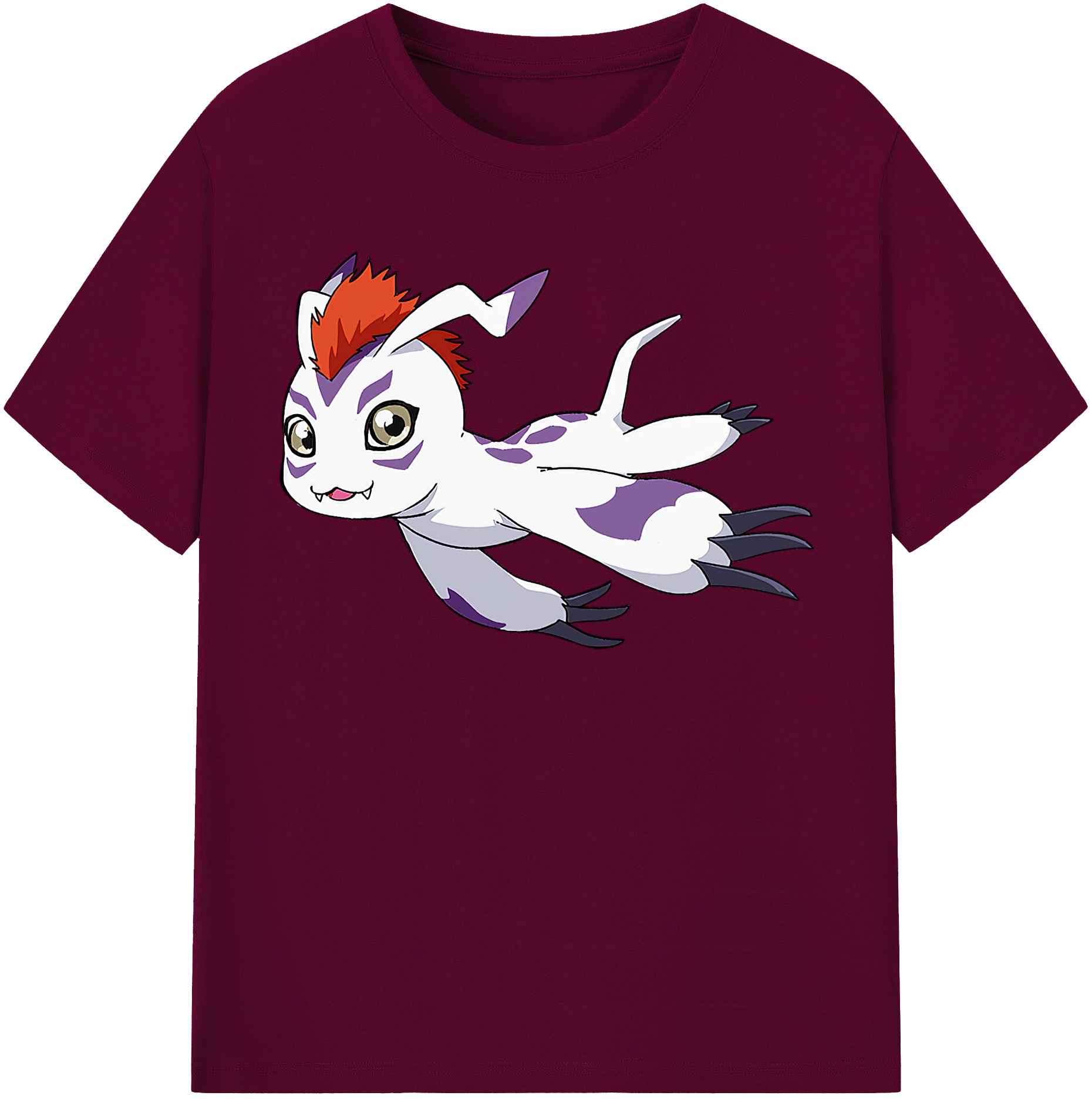 （画像用） Digimon デジタルモンスター/デジモン レディースカジュアルプリントTシャツ（綿100％）